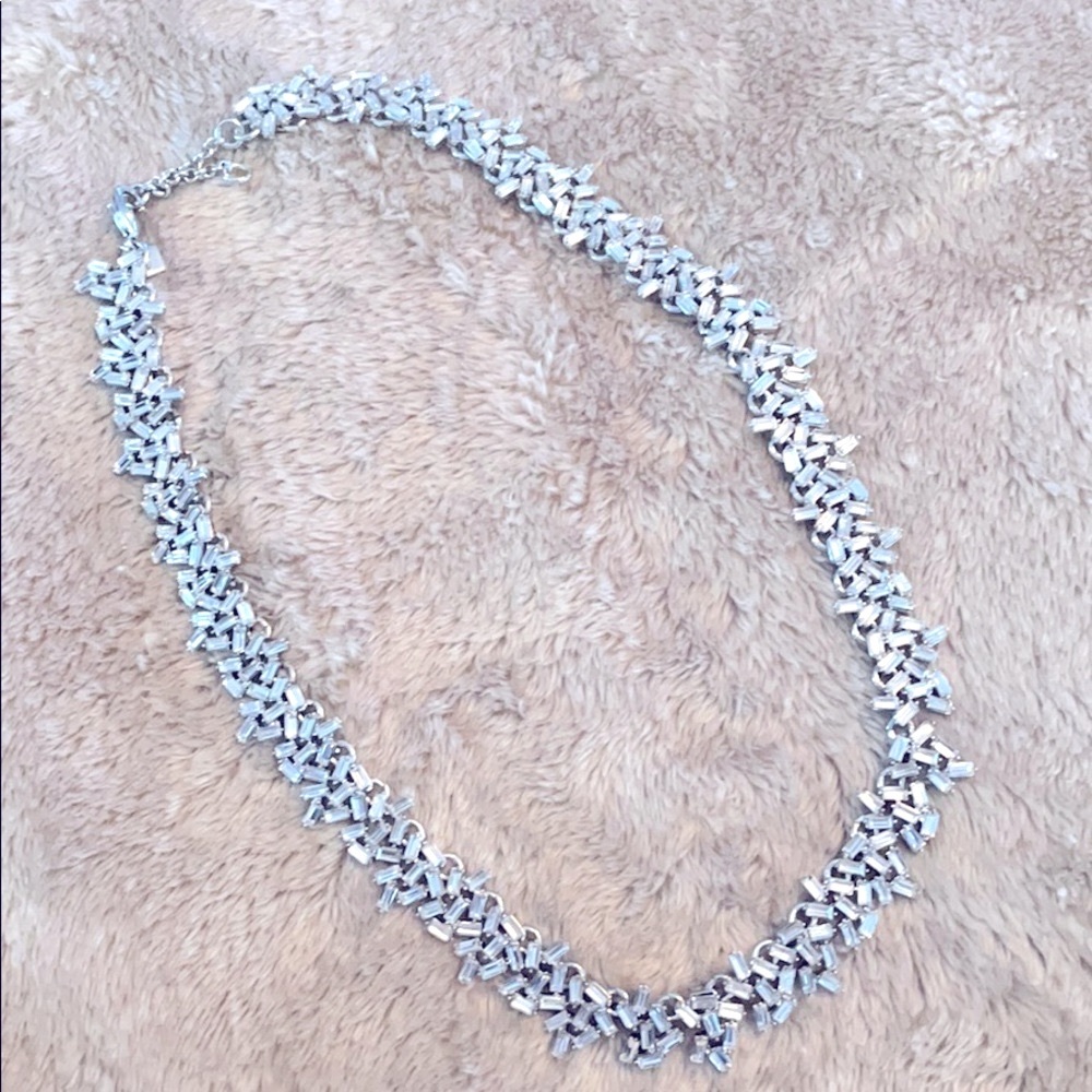 Banana Republic Baguette Rhinestone necklace